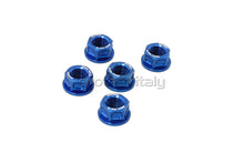 Evotech Srl Billet Aluminum Flange Nuts or Sprocket Nuts for Ducati, MV Agusta, and Aprilia (set of 5) M10x1.25