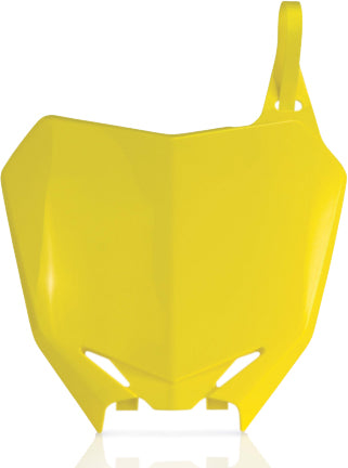 Front Number Plate Yellow