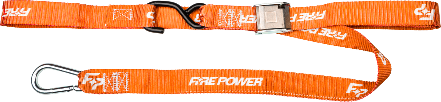 1.5" Tie Down Soft Tie Orange 2/Pk