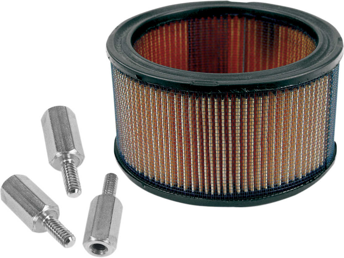 S&S CYCLE High-Flow Air Filter & Adapter Kit - Super E/G Carburetor 17-0045