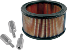 S&S CYCLE High-Flow Air Filter & Adapter Kit - Super E/G Carburetor 17-0045