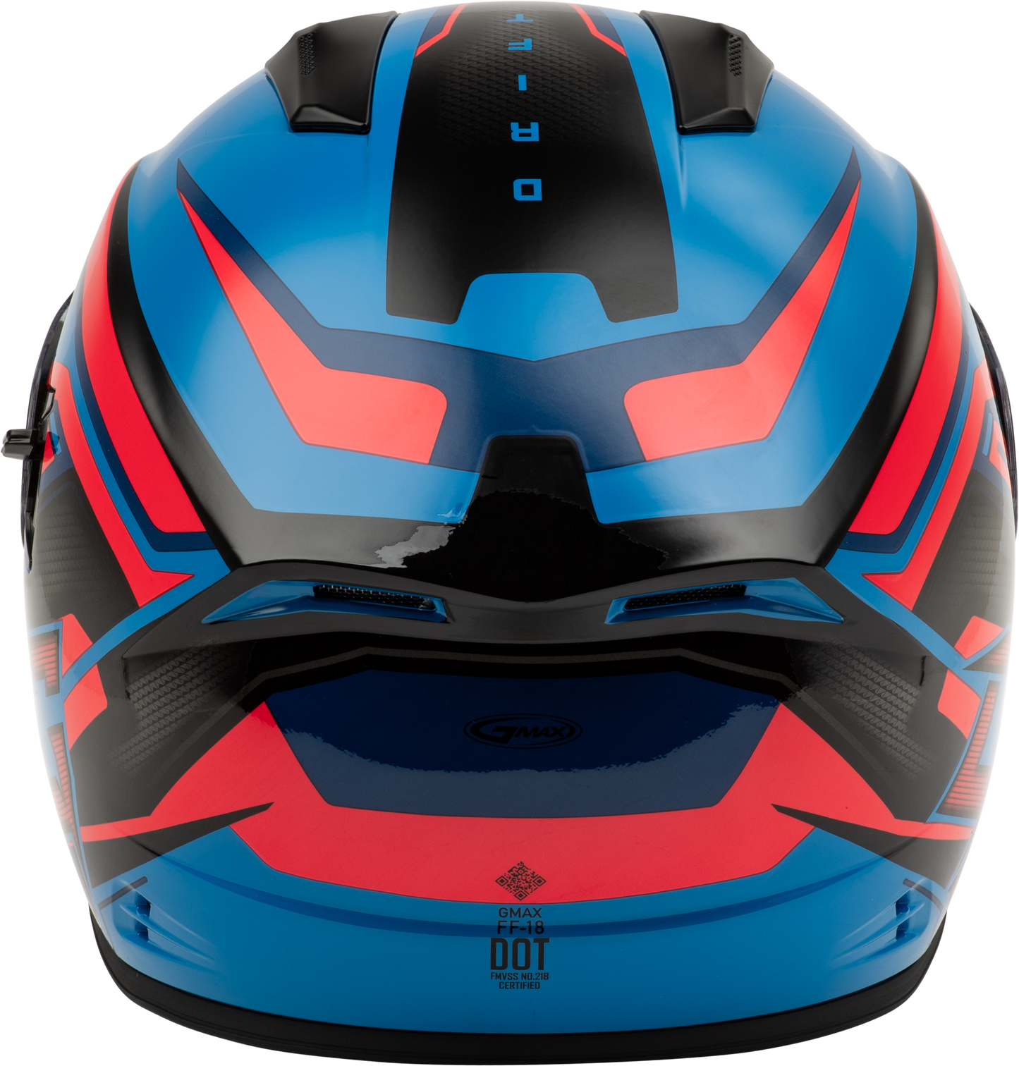 Ff 18 Drift Helmet Black/Blue/Red Xl