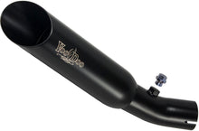 Single Shorty Slip On Exhaust Black