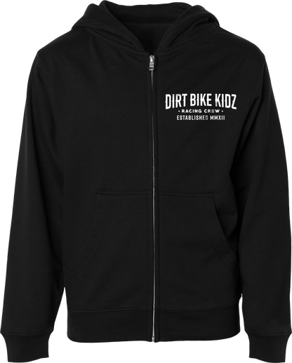Speed & Style Youth Zip Hood Black Ym