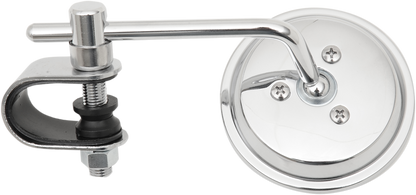 EMGO Mirror - Side View - Round - Chrome - 4" Stem - Left/Right - Each 20-06814