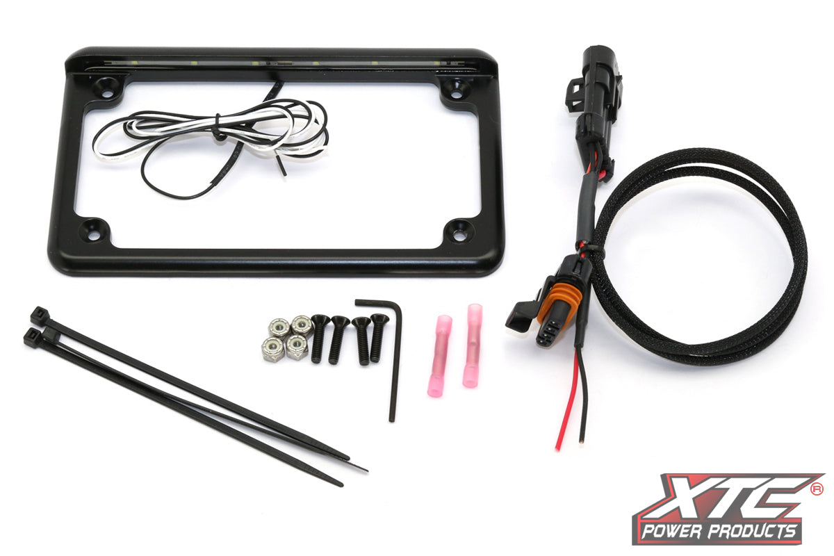 License Plate W/ Led Pol