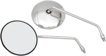 EMGO Mirrors - Classic - OE Replacement - Side View - Round - Chrome - Left/Right - Pair 20-37410