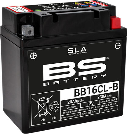 BS BATTERY Battery - BB16CL-B (YB) 300771