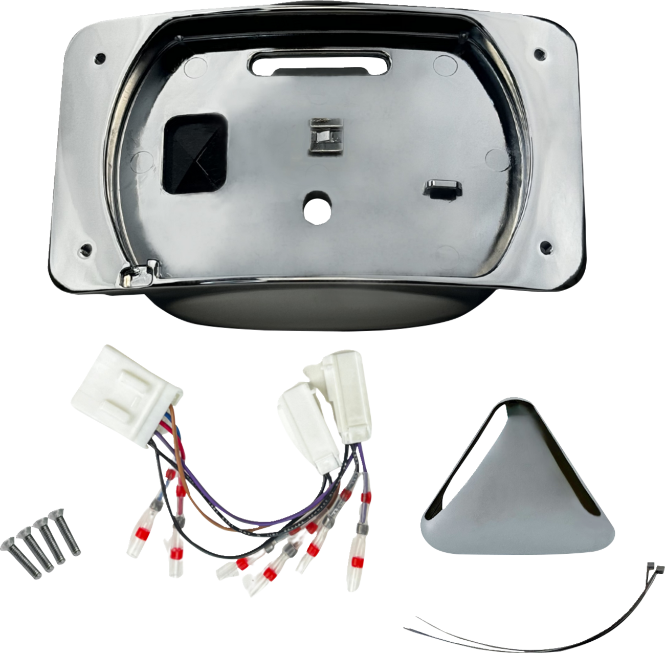 CUSTOM DYNAMICS Taillight Eliminator/License Plate Mount - Chrome CD-ELIM-TL-C