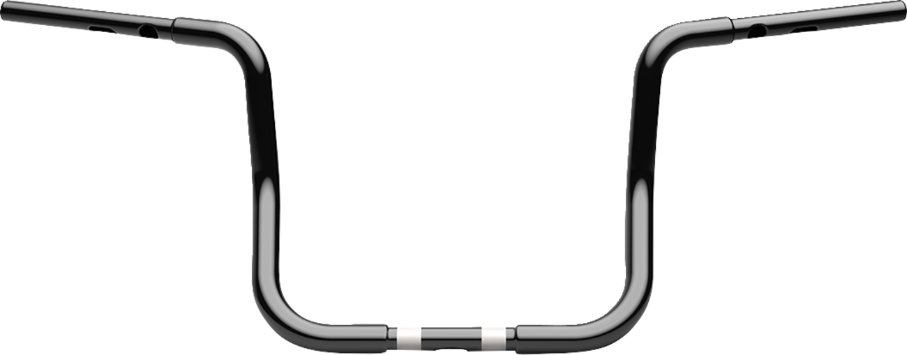 LA CHOPPERS Handlebar - Twin Round - 1-1/4" x 12" - Black LA-7347-12B