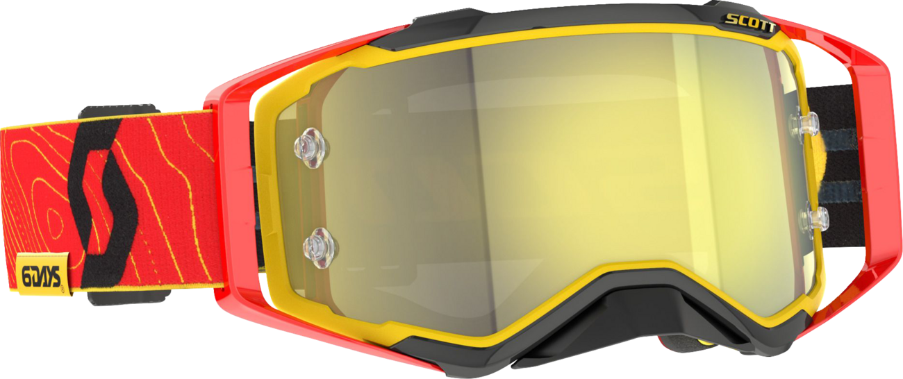 SCOTT Prospect Goggle - 6DAYS® Spain - Red/Yellow - Yellow Chrome Lens 423028-1648289
