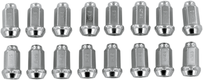 ITP Lug Nuts - 60° Tapered - Chrome - M10 x 1.50 - 16 Pack ALUG17BX