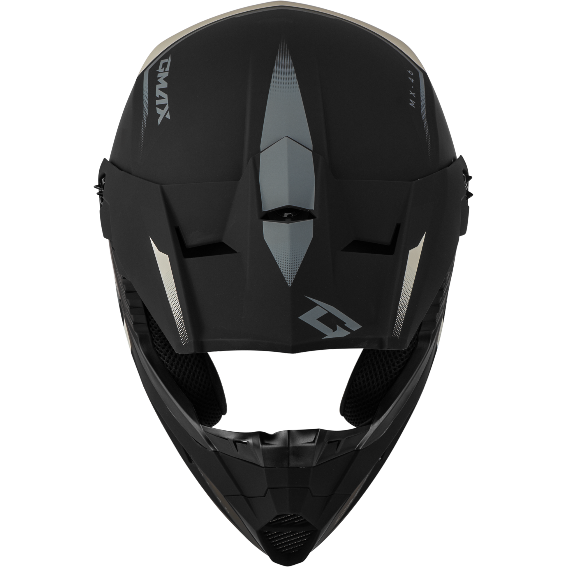 Mx 46 Compound Helmet Matte Black/Grey/White Xl