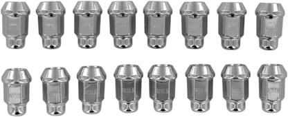 ITP Lug Nuts - 60° Tapered - Chrome - M12 x 1.50 - 16 Pack ALUG18BX