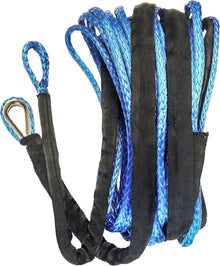 Synthetic Winch Rope 3/16" Diameter X 50 Ft. Blue
