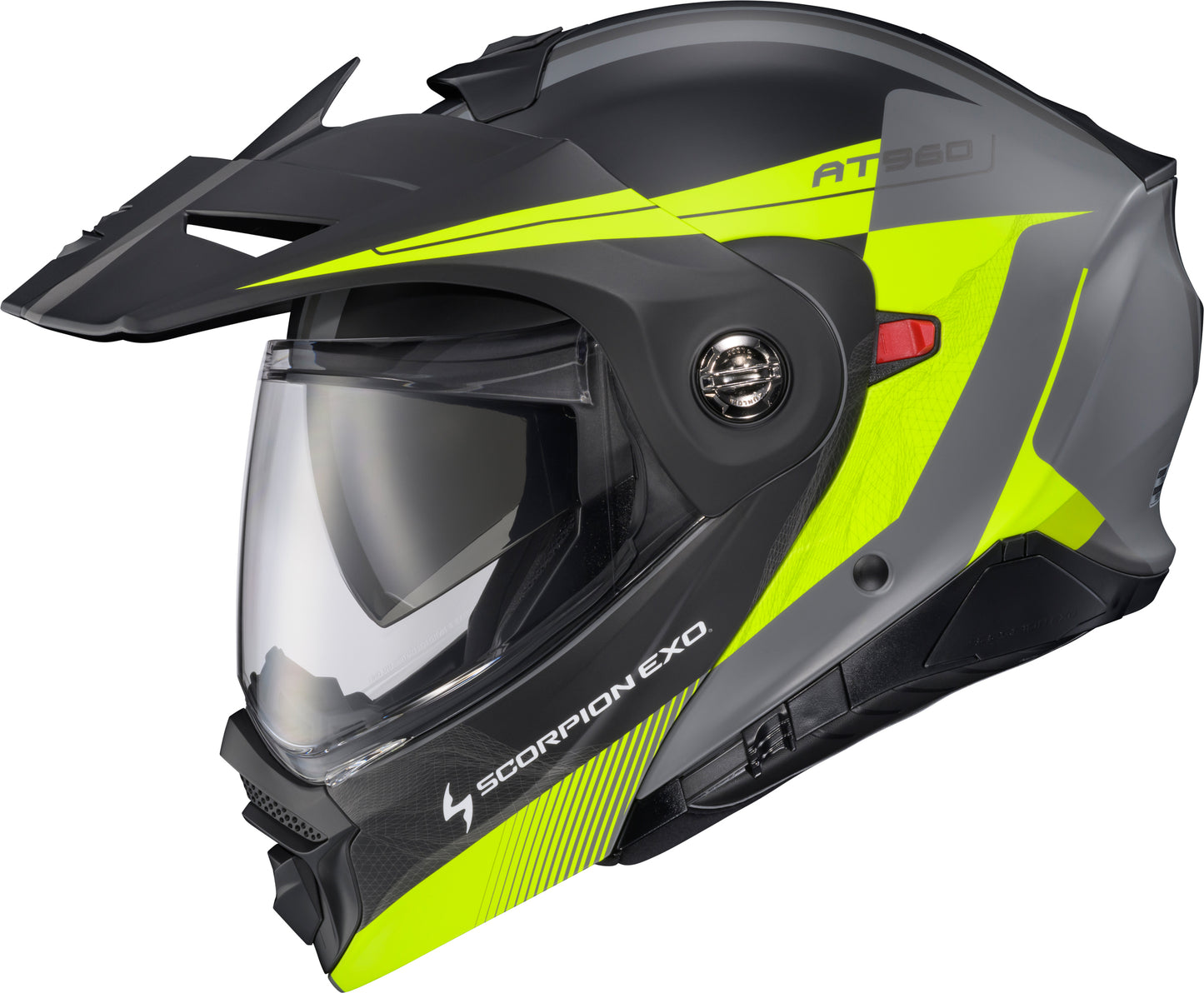 Exo At960 Modular Helmet Topographic 2 Hi Vis/Grey 2x