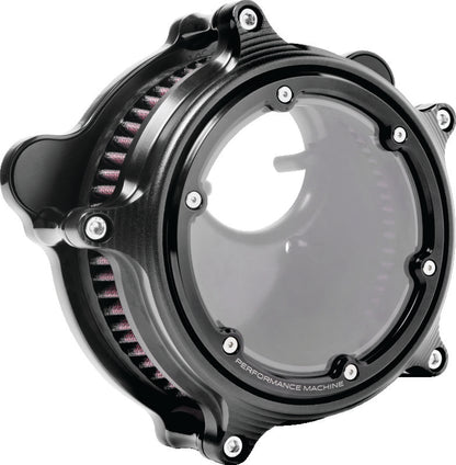 Performance Machine  Vision Air Cleaner W/Bezel - Black Ops