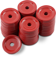 WOODY'S Support Plates - Grand Digger® - Red - Round - 48 Pack ARG-3790-48