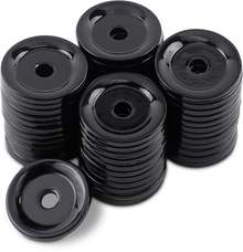 WOODY'S Support Plates - Grand Digger® - Black - Round - 48 Pack ARG-3810-48