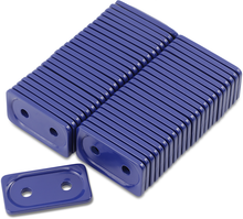 WOODY'S Support Plates - Grand Digger® - Blue - Double - 48 Pack ADG-3795-48