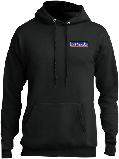 THROTTLE THREADS Parts Unlimited Hoodie - Black - 3XL PSU36PC78HBK3X