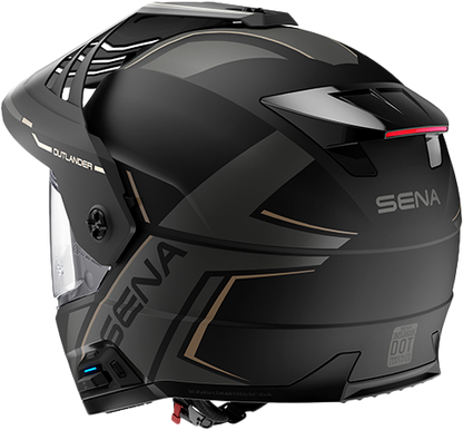 Outlander  Smart Ds Helmet Matte Black Md