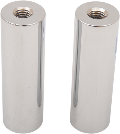 LA CHOPPERS Kage Fighter Handlebar Risers - 4" - Chrome LA-7335-04R