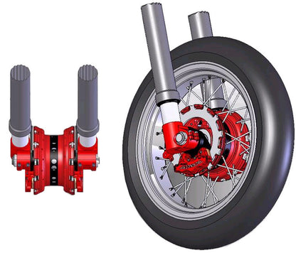 Beringer Inboard Dual Disc Brake Kit for Spoke Wheels