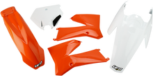 UFO Replacement Body Kit - '11/'12 OEM Orange/White - KTM - SX '06-'12 KTKIT508-999