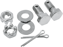 COLONY Hardware Kit - Rear Brake Caliper/Anchor Arm Bolts/Nuts/Washers/Pins - Chrome 9106-8