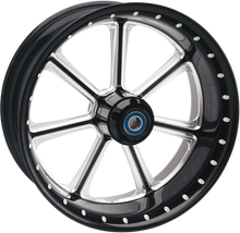 RSD Wheel - Diesel - Rear - Single Disc/with ABS - Black/Contrast Cut™ - 18x5.5 - '09+ FL 1269-7814R-DIE-BM