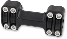 RSD Nostalgia One-Piece Handlebar Risers - Four Bolt - 1" - Black Ops 0208-2103-SMB