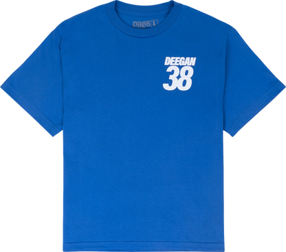 DEEGAN APPAREL MX2 T-Shirt - Blue - Large DMTSS3026RYLL