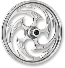 RC COMPONENTS Wheel - Savage - Front - Single Disc/without ABS - Chrome - 21x2.15 21215-9008-85C