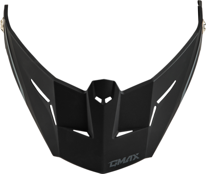 Md 74 Visor W/Screws Spectre Matte Black/Red