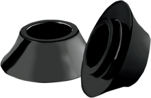 RC COMPONENTS Spacers - Front/Axle - Tapered - Black - Pair - '08-'23 Touring/Trike HD-SPCR-2B