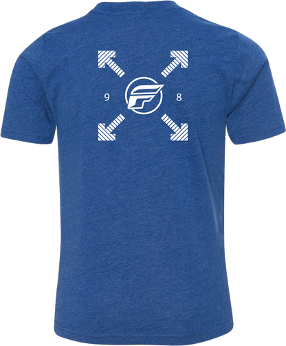 Youth Fly Lost Tee Royal Blue Ys