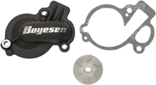 BOYESEN Impeller/Waterpump Cover - Black - Gas Gas/Husqvarna/KTM WPK-45AB