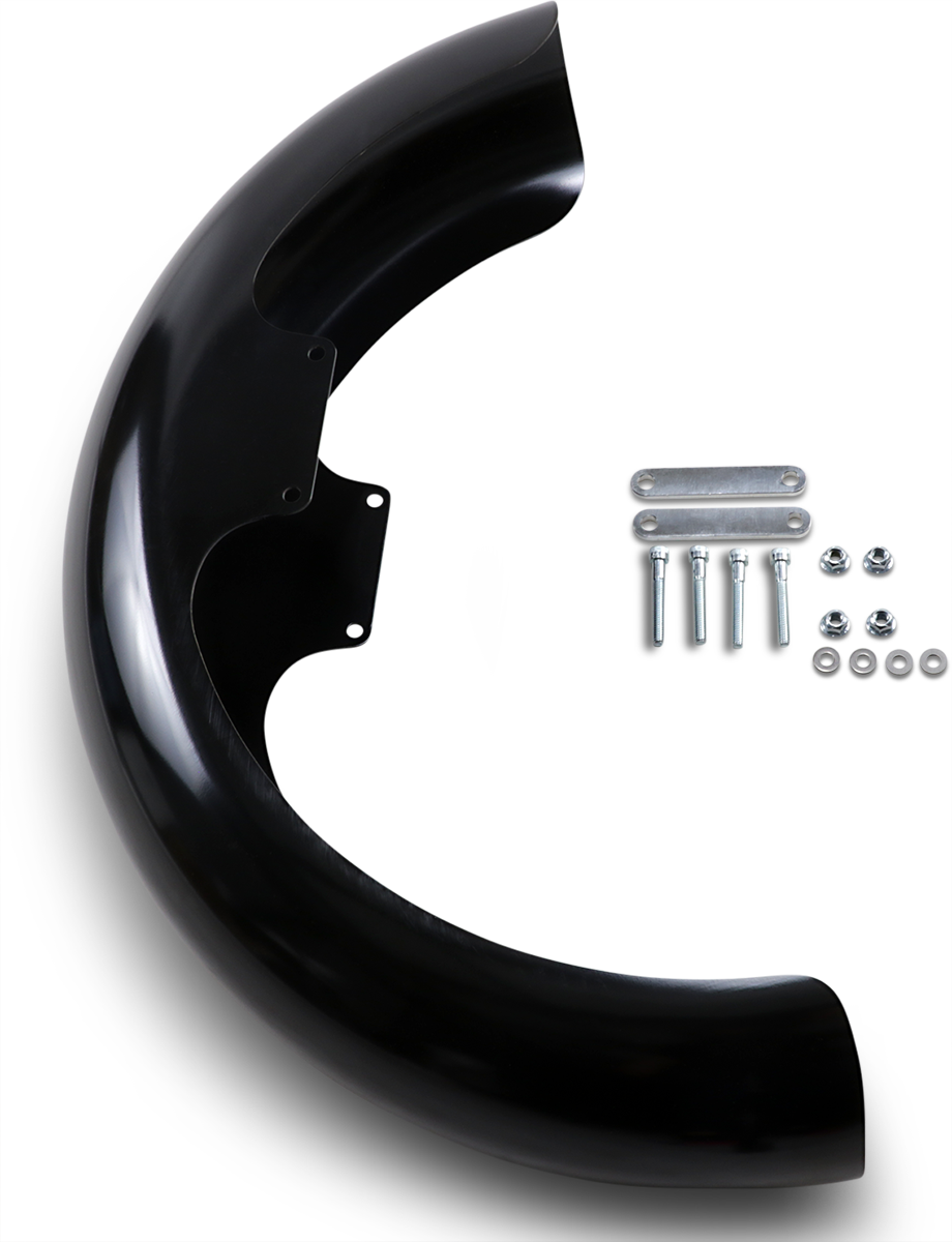 KLOCK WERKS Front Fender - Wrapper - Black - 19" KWF-02-0517