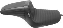 LE PERA Kickflip Seat - Pleated w/ Gripp Tape - Black - XL '10-'22 LK-596PTGP