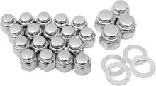 COLONY Cap Nuts with Washers - Rocker Box - Hex - '66-'84 Big Twin 8449-22