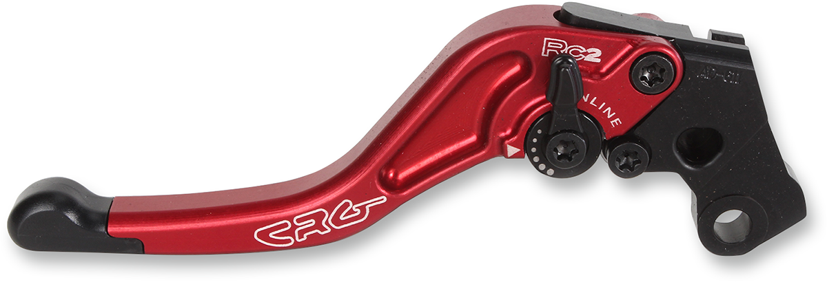 CRG RC2 Shorty Clutch Lever - Red 2AD-611-H-R