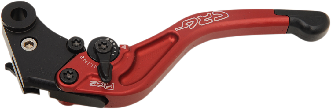 CRG RC2 Shorty Clutch Lever - Red 2AN-671-XP-H-R