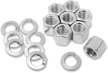 COLONY Hardware Kit - Cylinder Base Nuts - Chrome - '36-'77 Harley-Davidson 8104-16