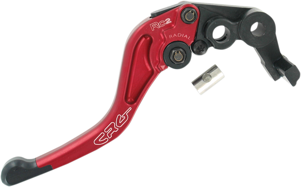 CRG RC2 Shorty Brake Lever - Red 2RN-521-H-R