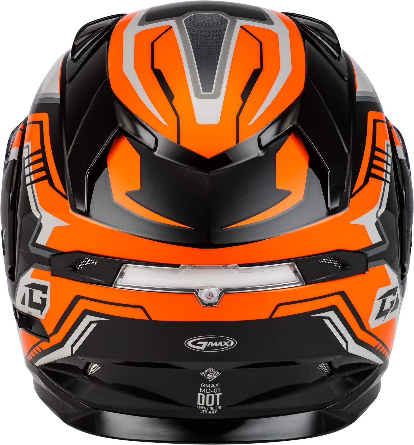 Md 01s Transistor Snow Helmet Orange/Black Sm