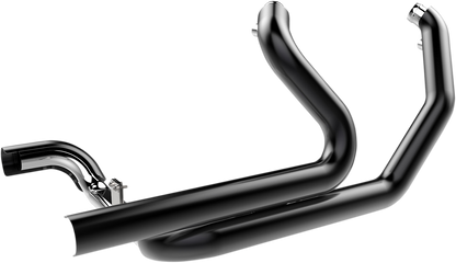 KHROME WERKS Aggressor 2-into-2 Crossover Headers - Black - FL 200860