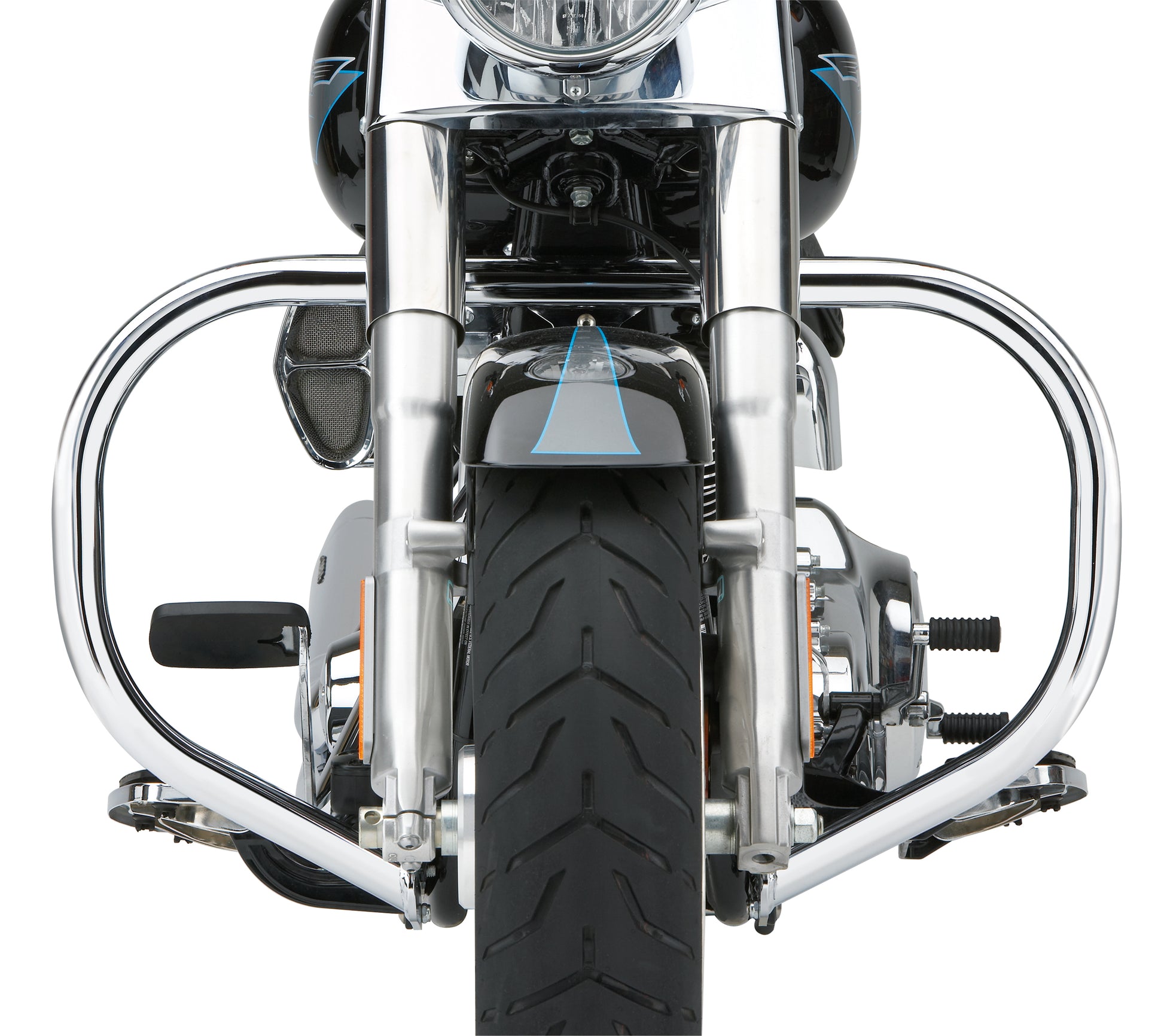Fatty Freeway Bars 1.5" Chrome  Fxd/B/C 91 17