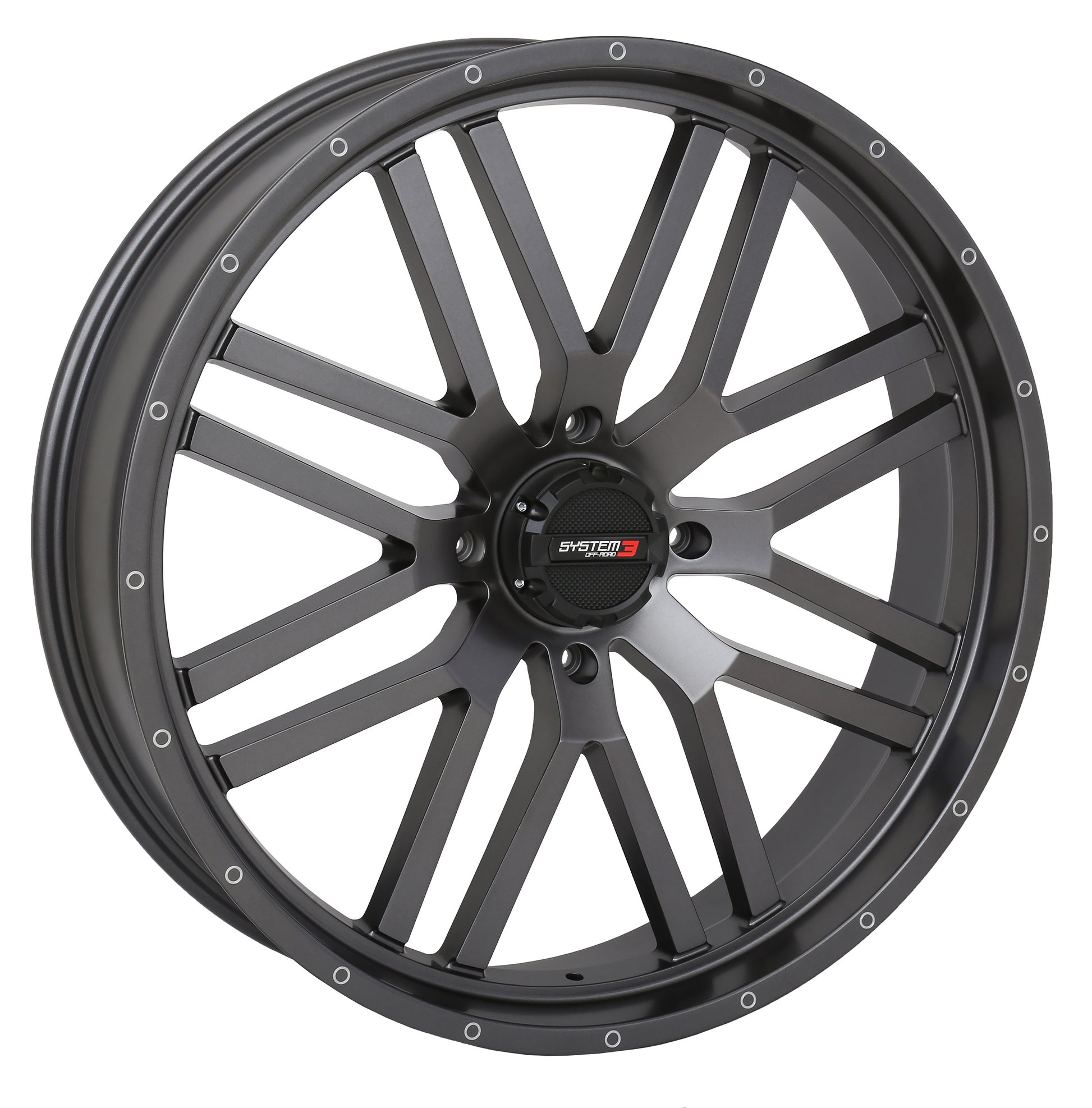 St3 Wheel 24x7 4+2.5 (+10mm) 4/137 Matte Gunmetal Grey