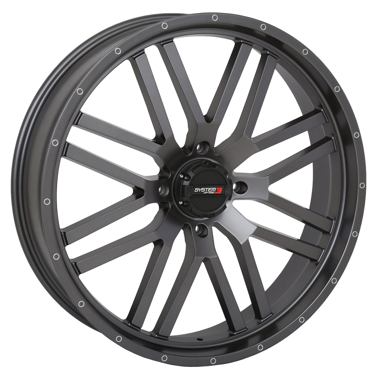 St3 Wheel 22x7 4+2.5 (+10mm) 4/137 Matte Gunmetal Grey